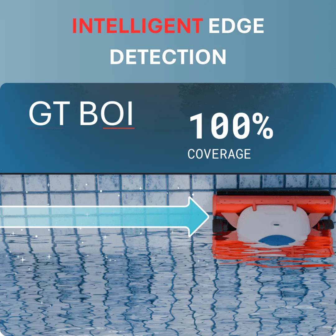 Smart Swimming Pool Robot Edge Detection